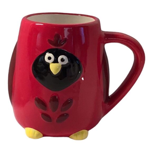 Tag Red Funky Chicken Coffee Mug Ceramic Cup - Picture 1 of 7